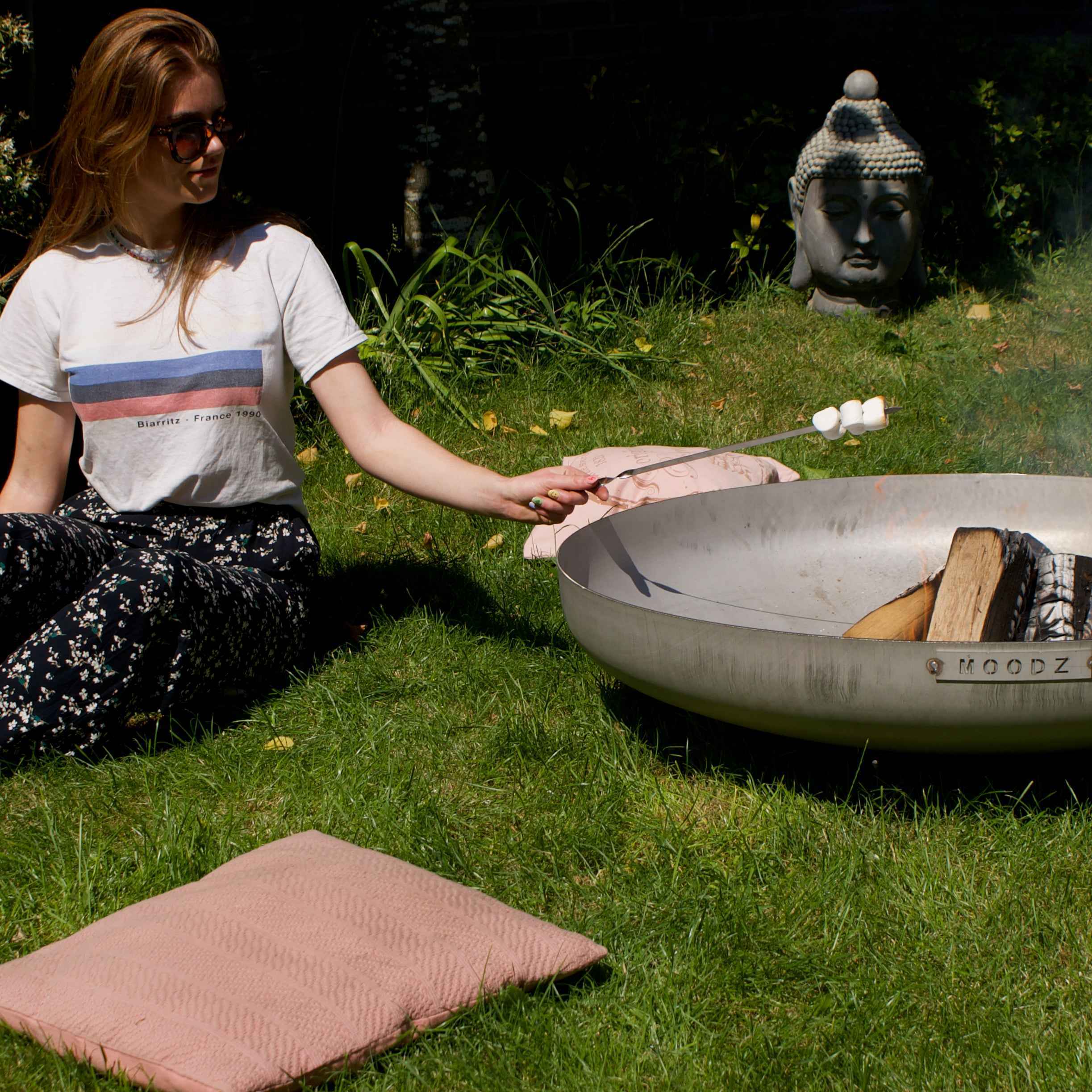 MOODZ 80cm Stainless Steel Fire Bowl