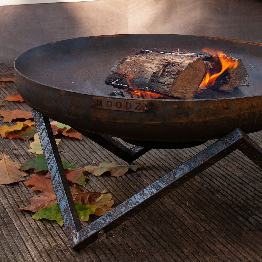 MOODZ Fire Bowl Star Feet - Carbon Black