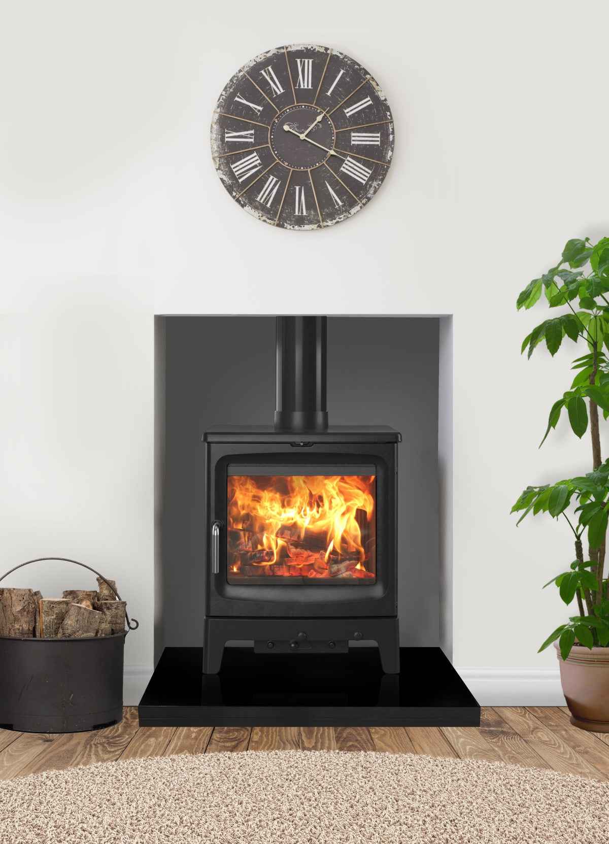 Saltfire Peanut 8 8kW Wood Burning Stove Saltfire