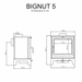 Saltfire Bignut 5 5kW Wood Burning Stove Saltfire