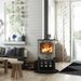 Saltfire ST-X8 Tall 8kW Wood Burning And Multi Fuel Stove Saltfire