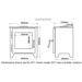 Saltfire ST1 Vision 5kW Wood Burning Stove Saltfire