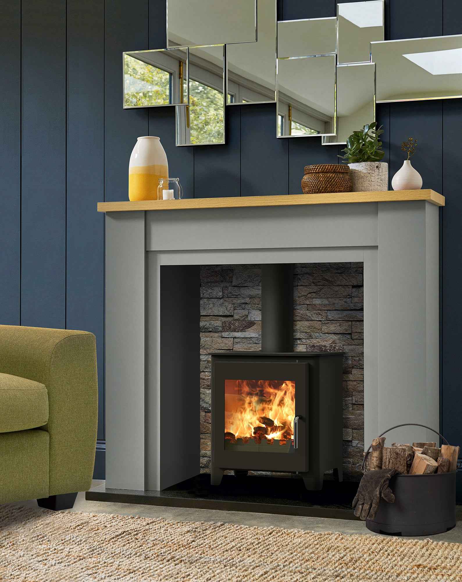 Saltfire ST1 Vision 5kW Wood Burning Stove Saltfire
