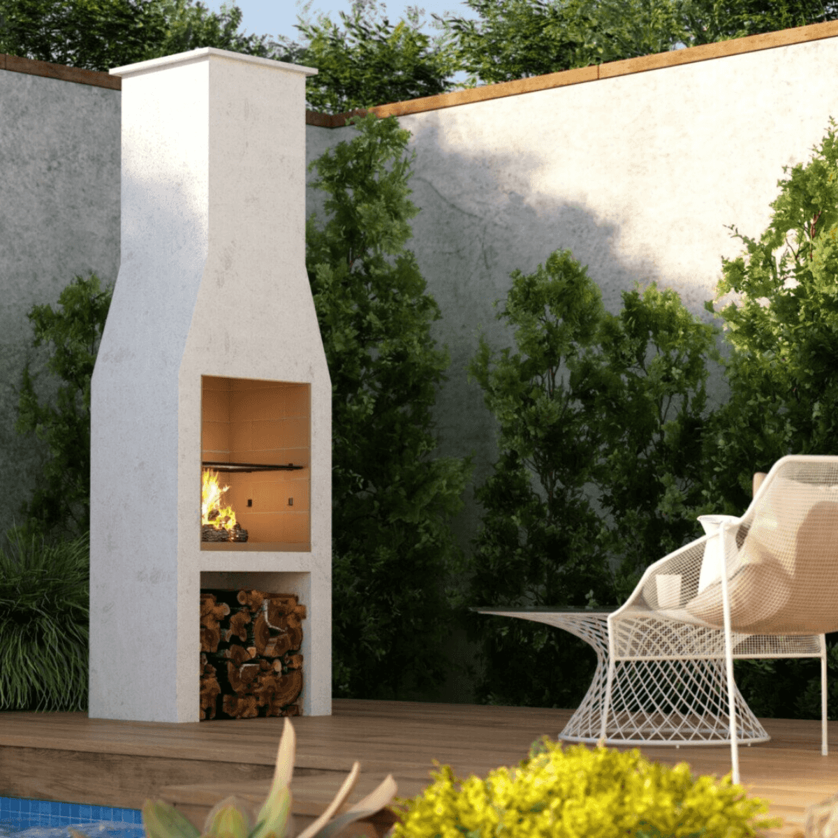 Schiedel Isokern 500 Outdoor Fireplace