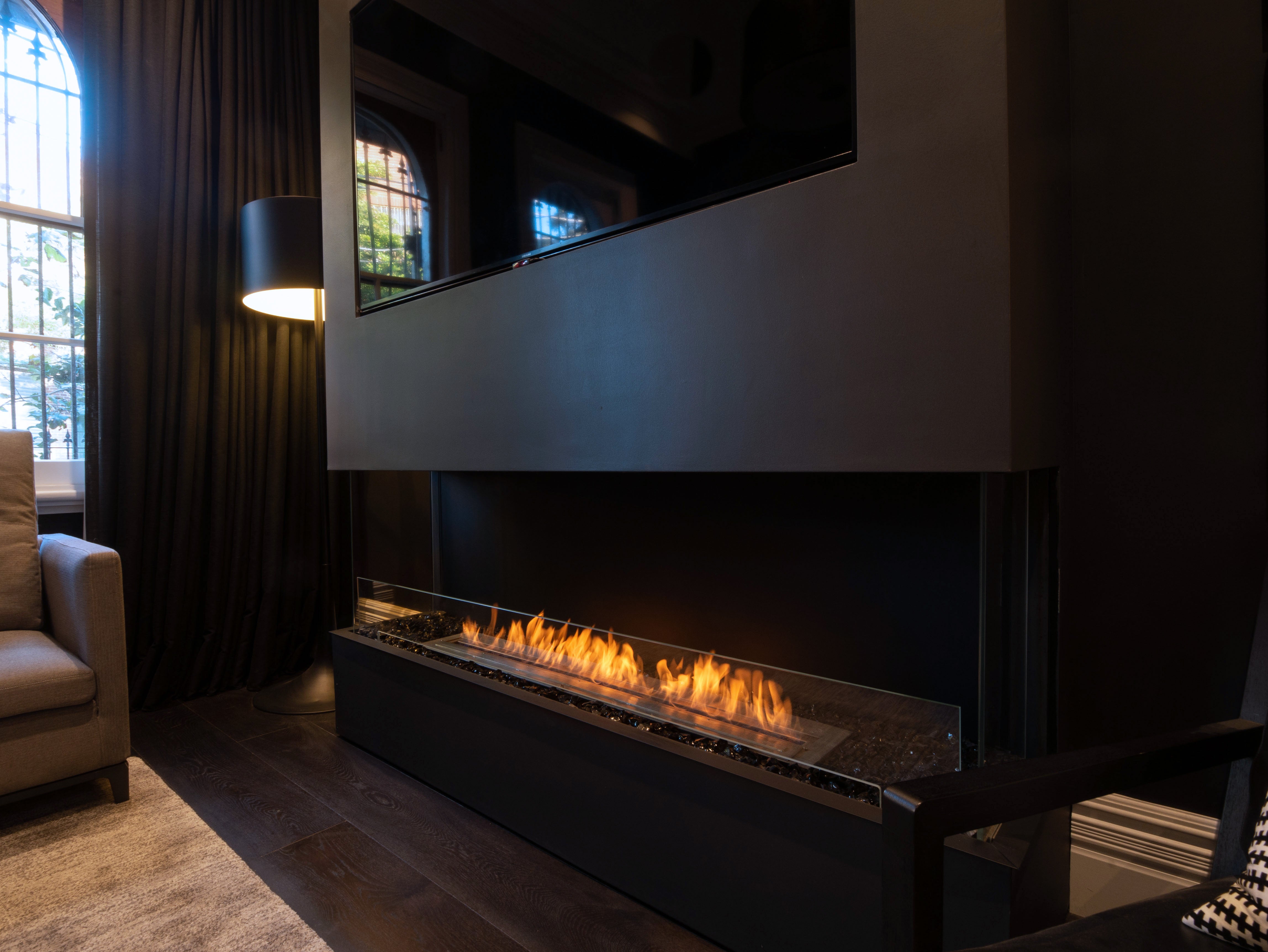 EcoSmart Fire Flex 60BY.BXL Bay Fireplace Insert