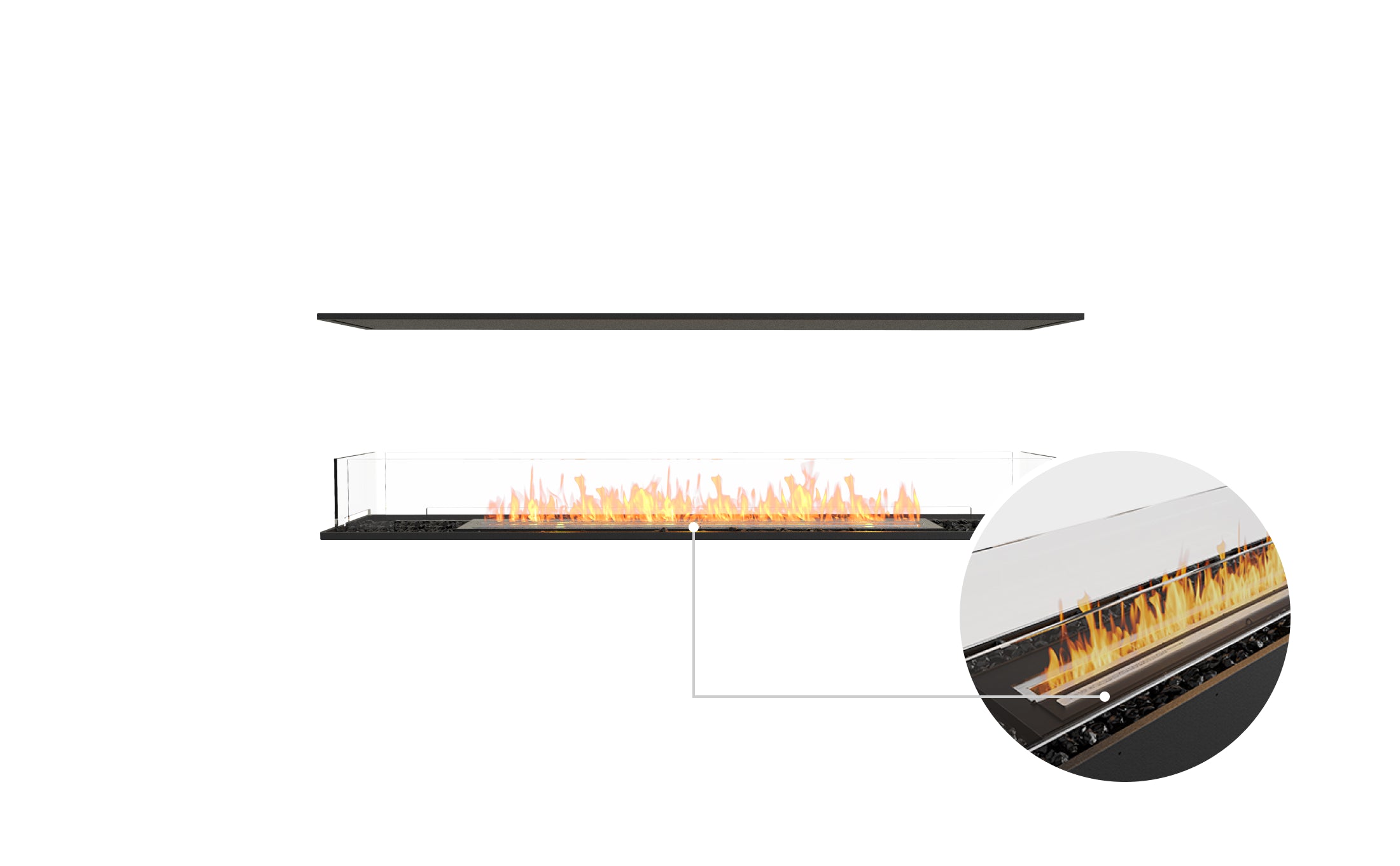 EcoSmart Fire Flex 68IL Island Fireplace Insert