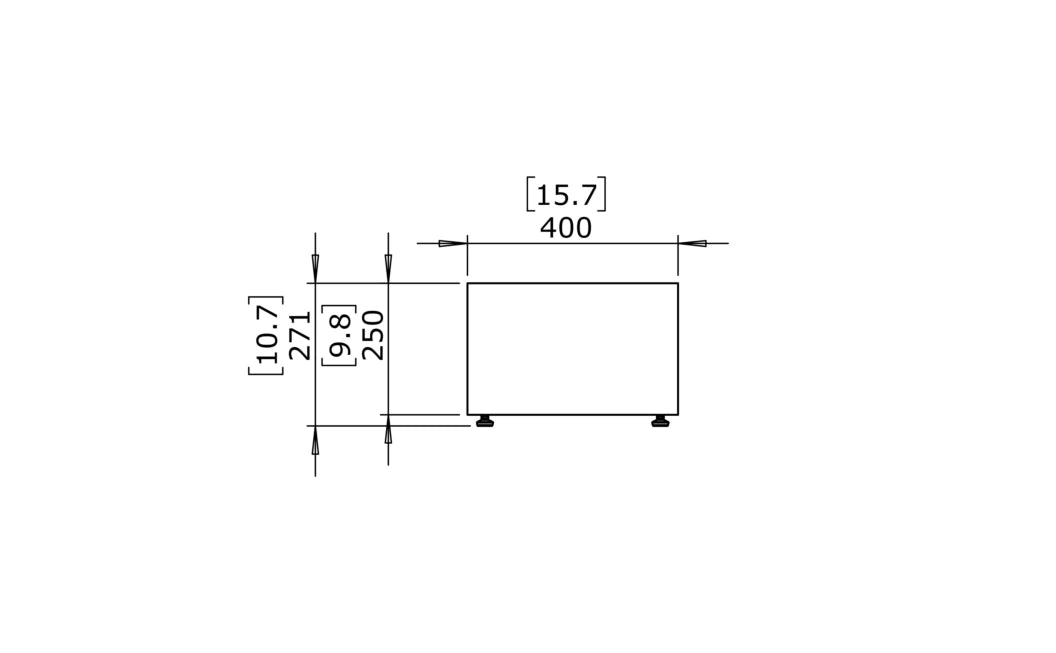 Blinde Design Bloc L1 Concrete Coffee Table