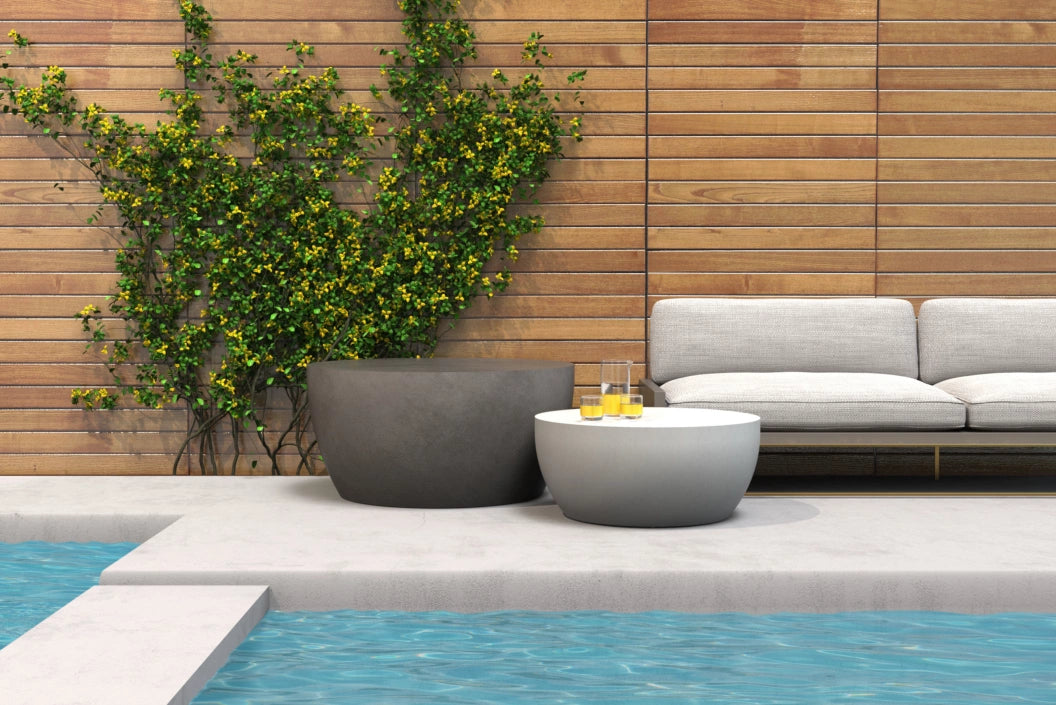 Blinde Design Circ L2 Concrete Coffee Table