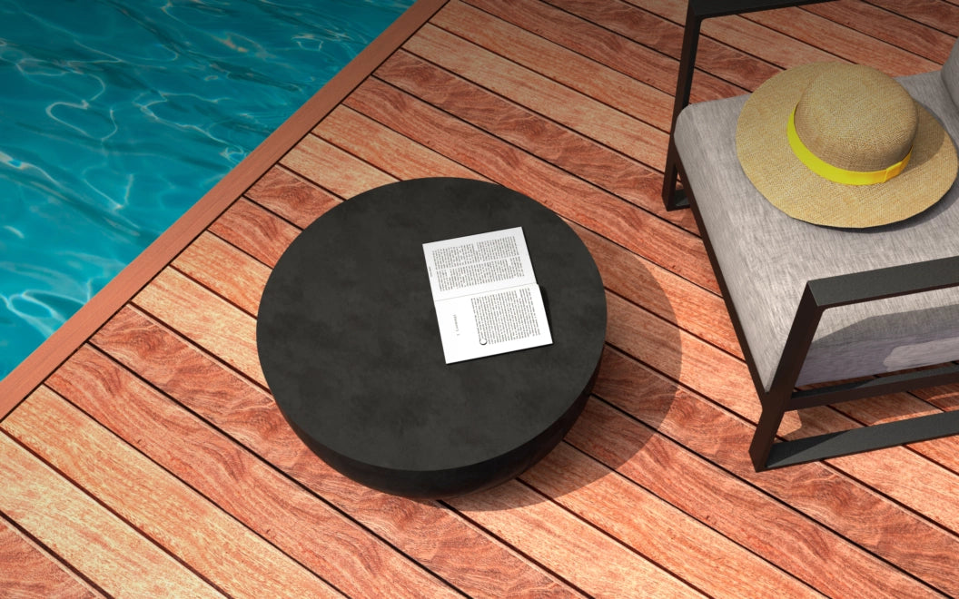 Blinde Design Circ L2 Concrete Coffee Table