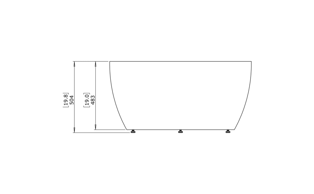 Blinde Design Circ M2 Concrete Coffee Table