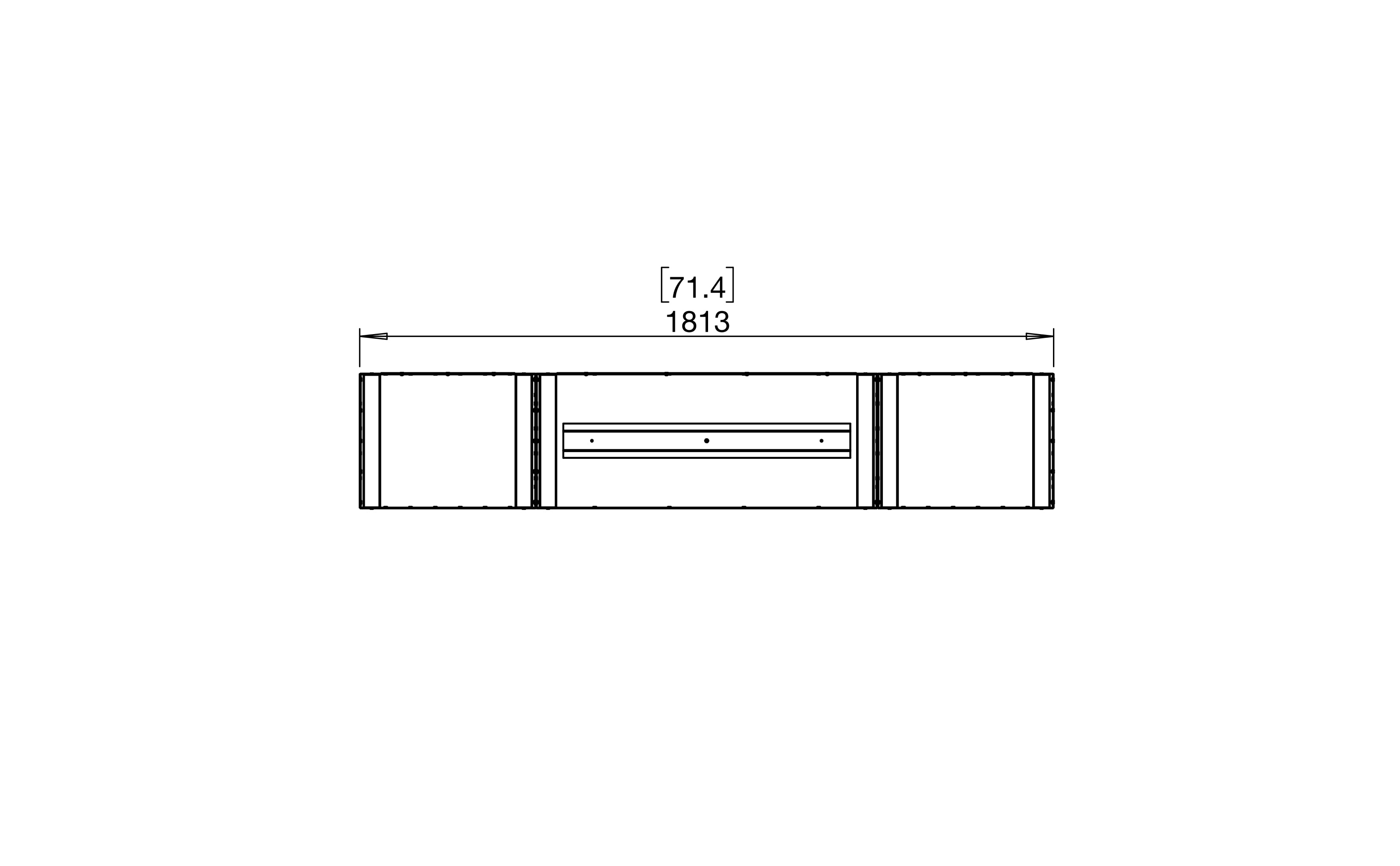 EcoSmart Fire Flex 68IL.BX2 Island Fireplace Insert