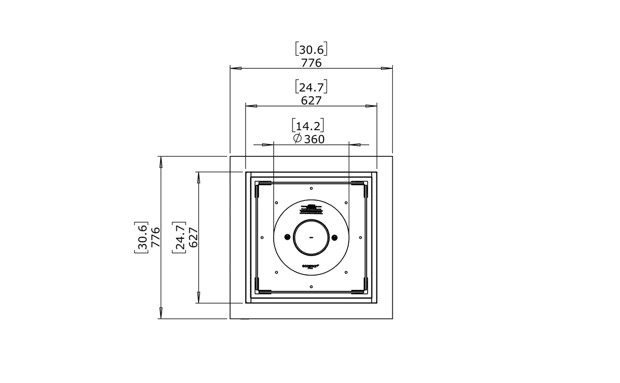 Base 30 Fire Pit Table