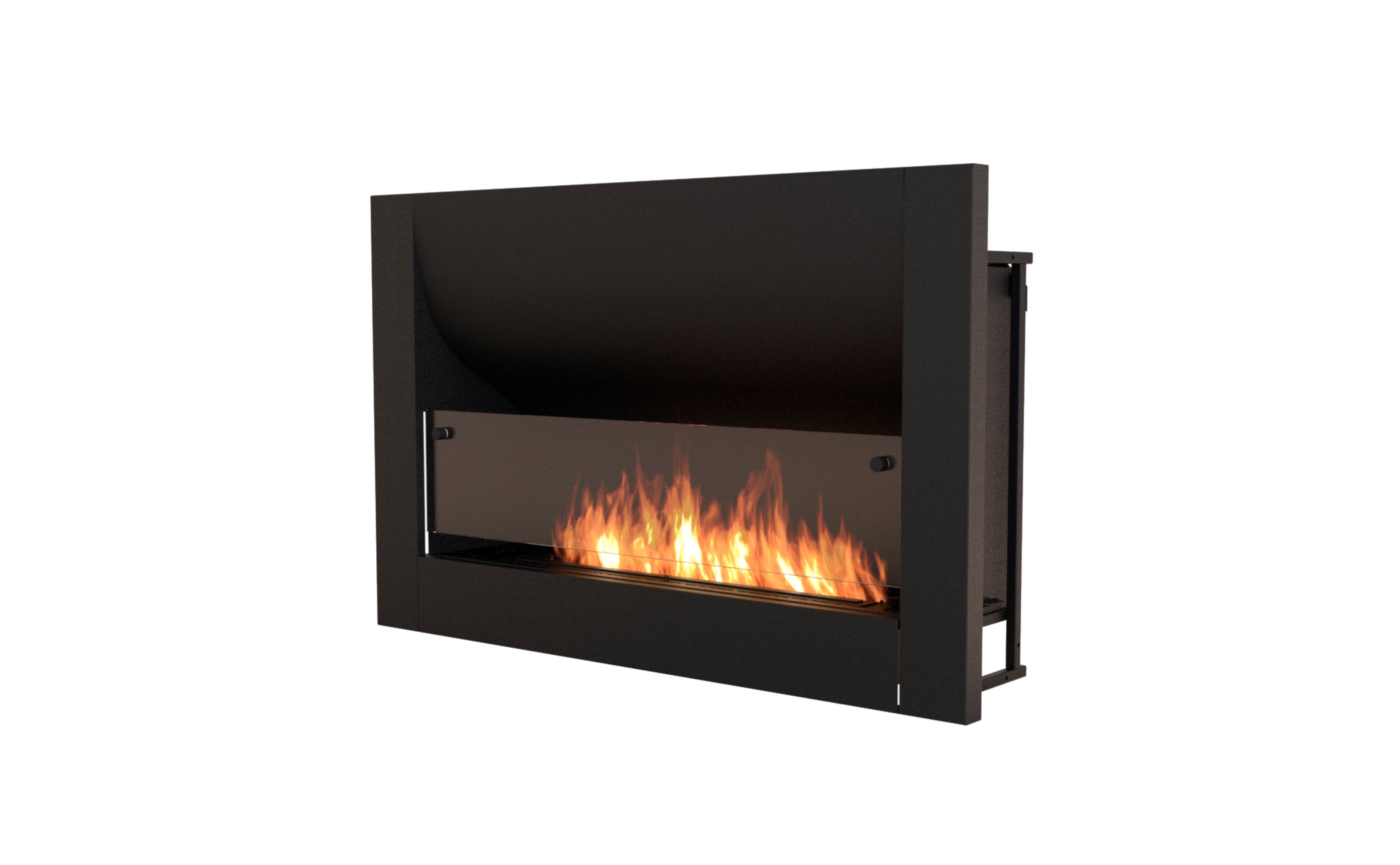 Firebox 1100CV Black Curved Fireplace Insert