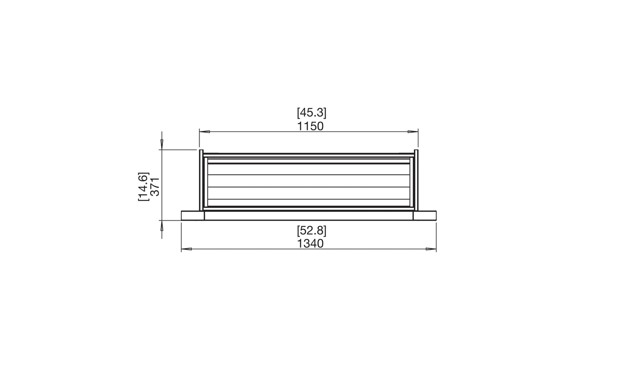 Firebox 1100CV Black Curved Fireplace Insert