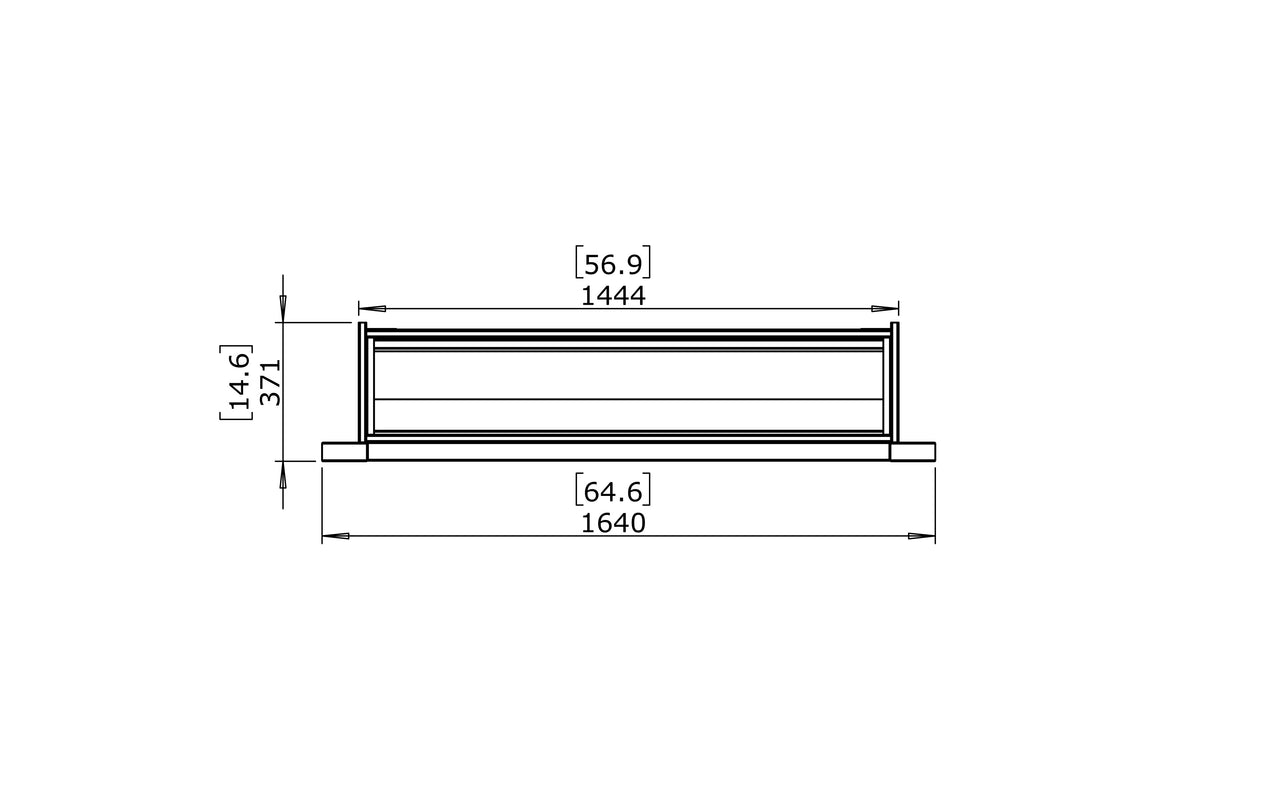 Firebox 1400CV Black Curved Fireplace Insert