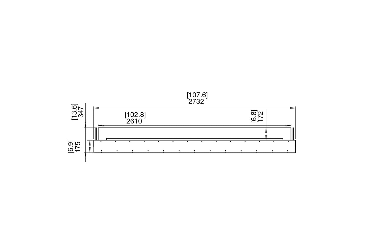 Flex 104BN Bench Fireplace Insert