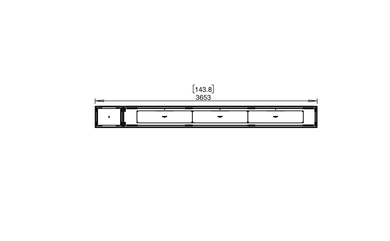 Flex 140BN.BX1 Bench Fireplace Insert