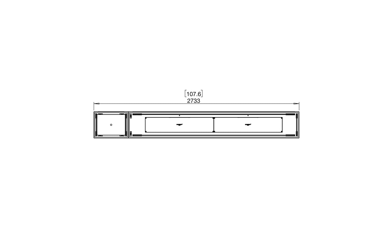 Flex 104BN.BX1 Bench Fireplace Insert