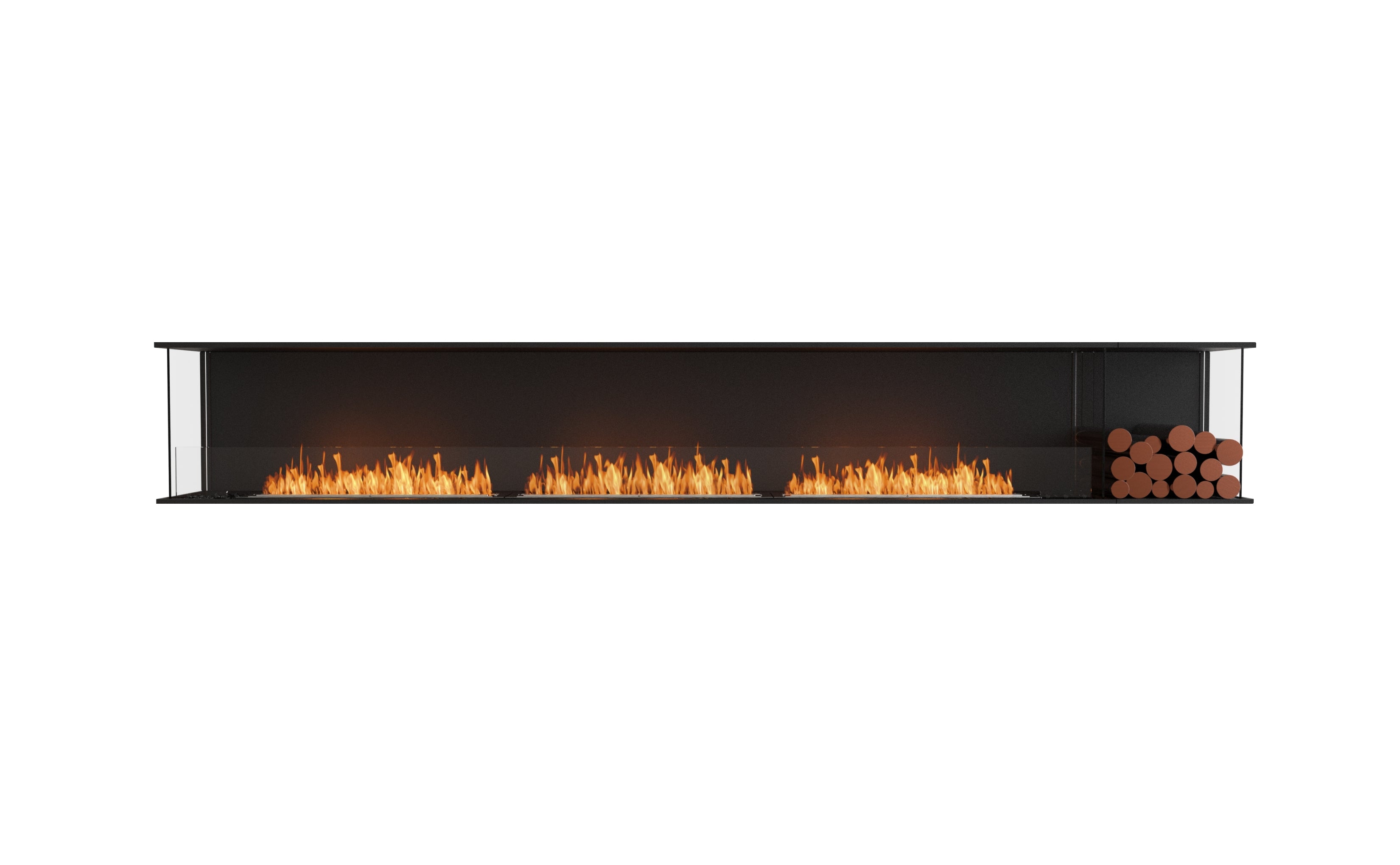 EcoSmart Fire Flex 140BY.BXR Bay Fireplace Insert