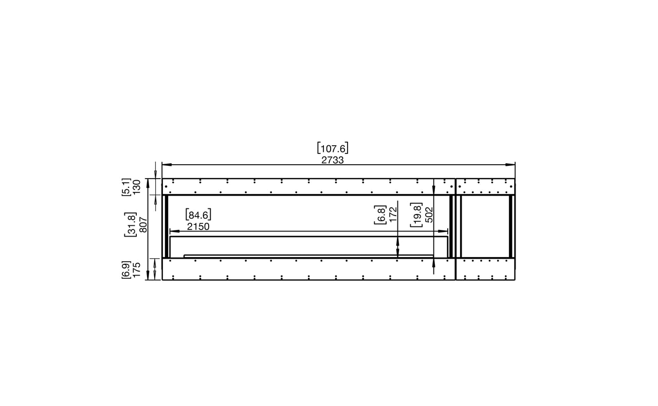 Flex 104BY.BXR Bay Fireplace Insert