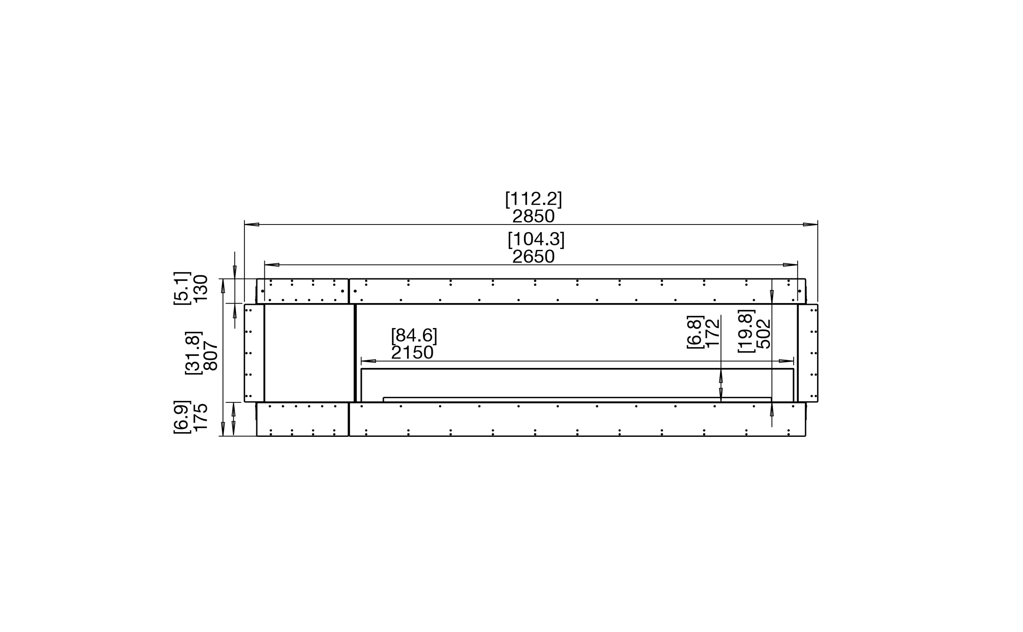 EcoSmart Fire Flex 104DB.BX1 Double Sided Fireplace Insert