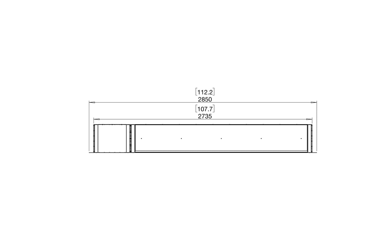 Flex 104DB.BX1 Double Sided Fireplace Insert