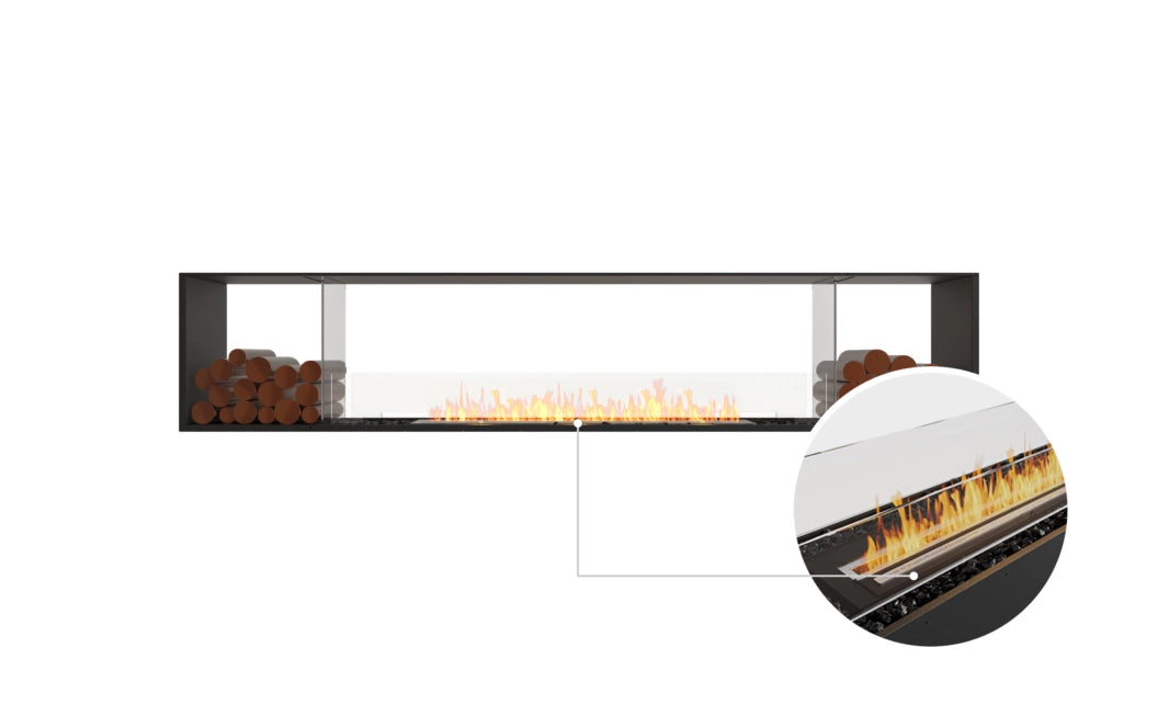 EcoSmart Fire Flex 104DB.BX2 Double Sided Fireplace Insert