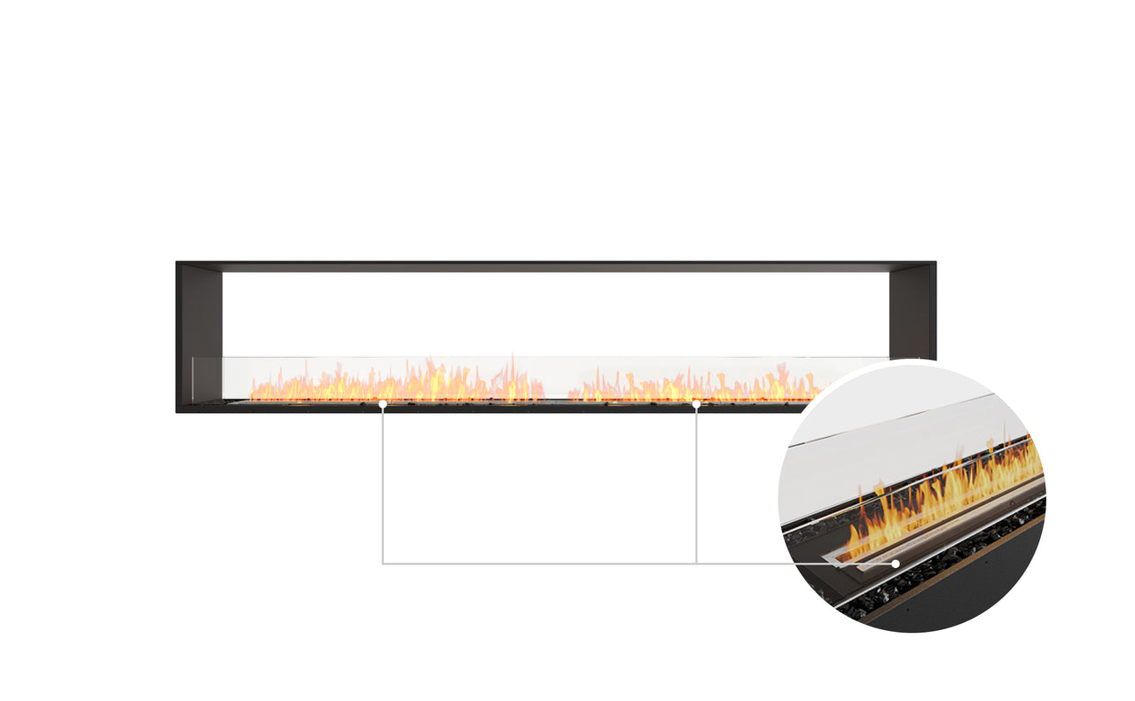 Flex 104DB Double Sided Fireplace Insert