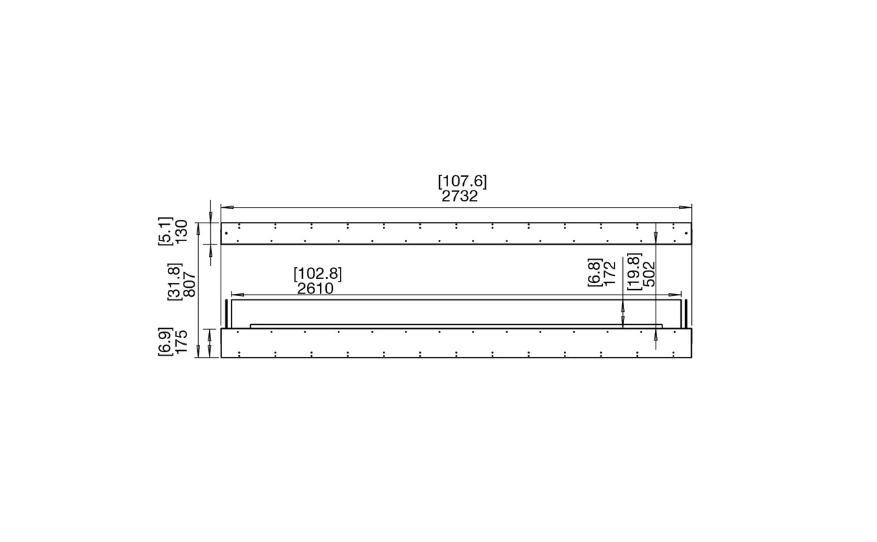 Flex 104IL Island Fireplace Insert