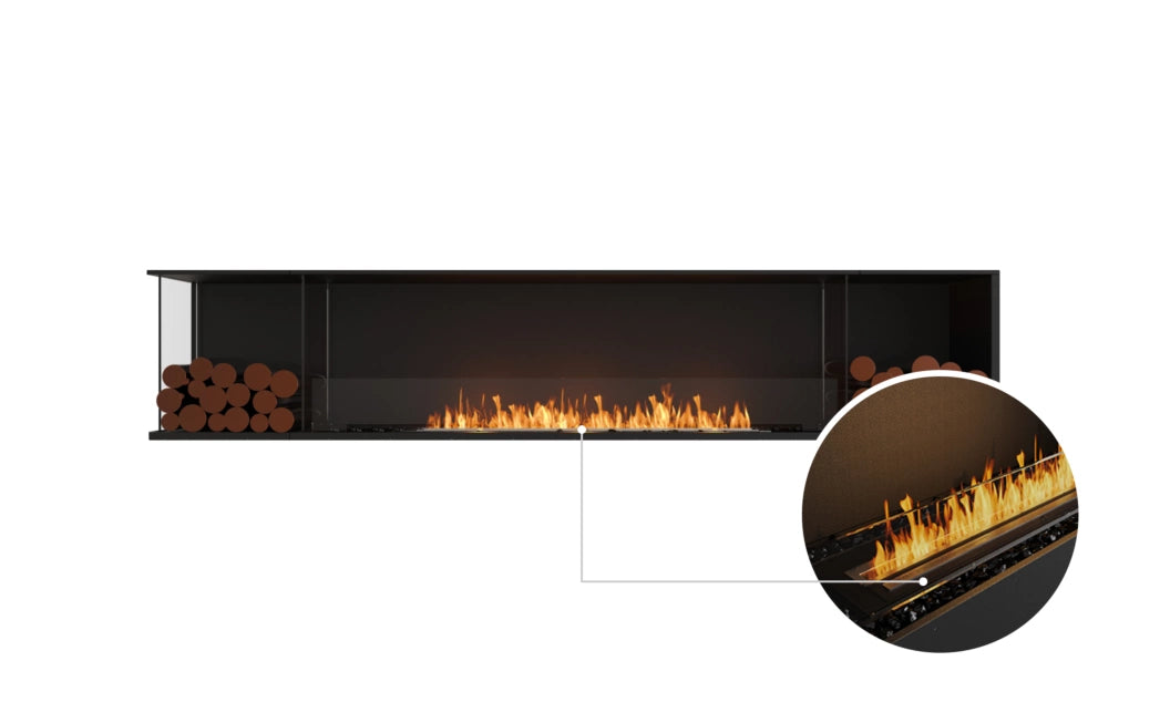 EcoSmart Fire Flex 104LC.BX2 Left Corner Fireplace Insert