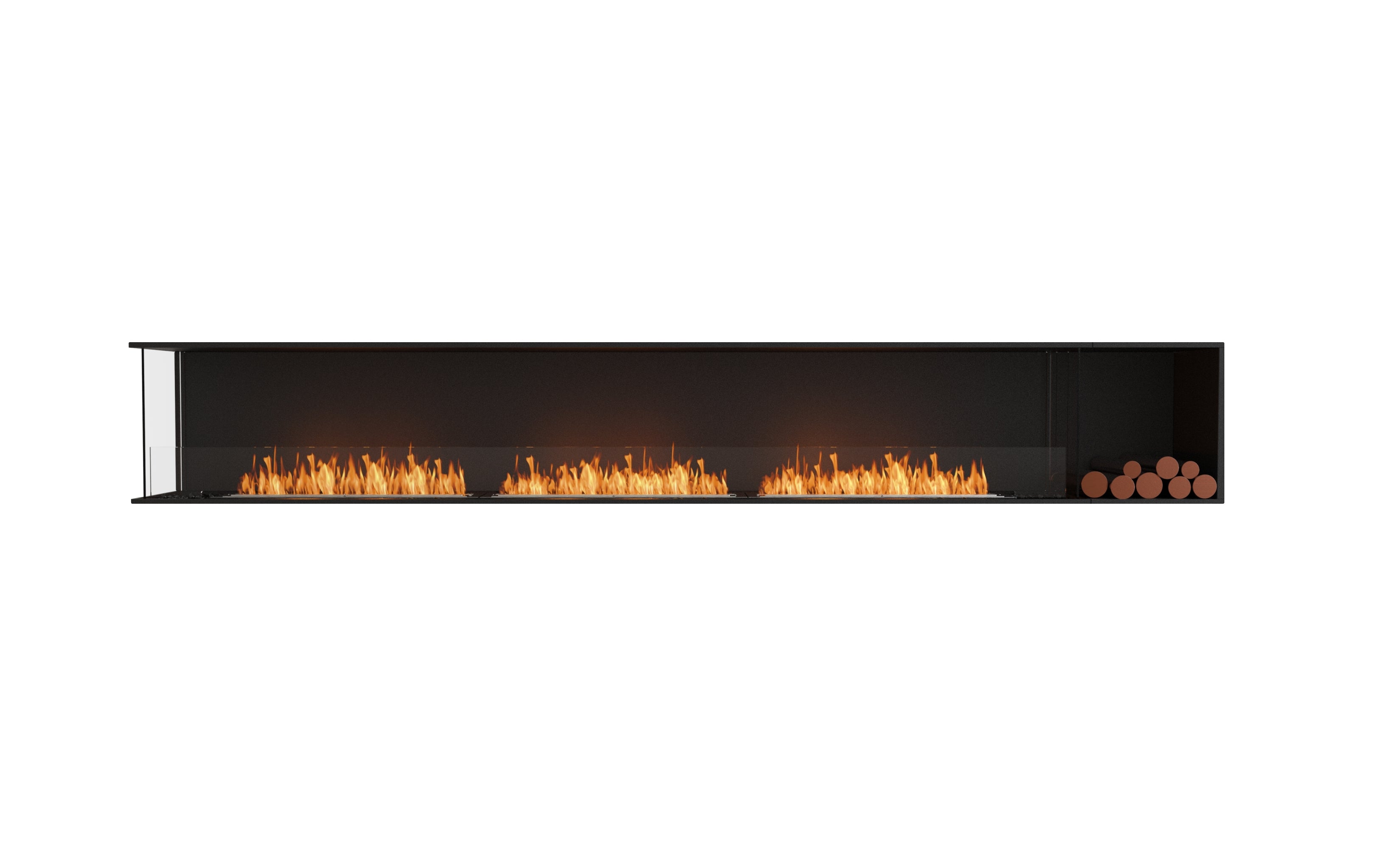 EcoSmart Fire Flex 140LC.BXR Left Corner Fireplace Insert