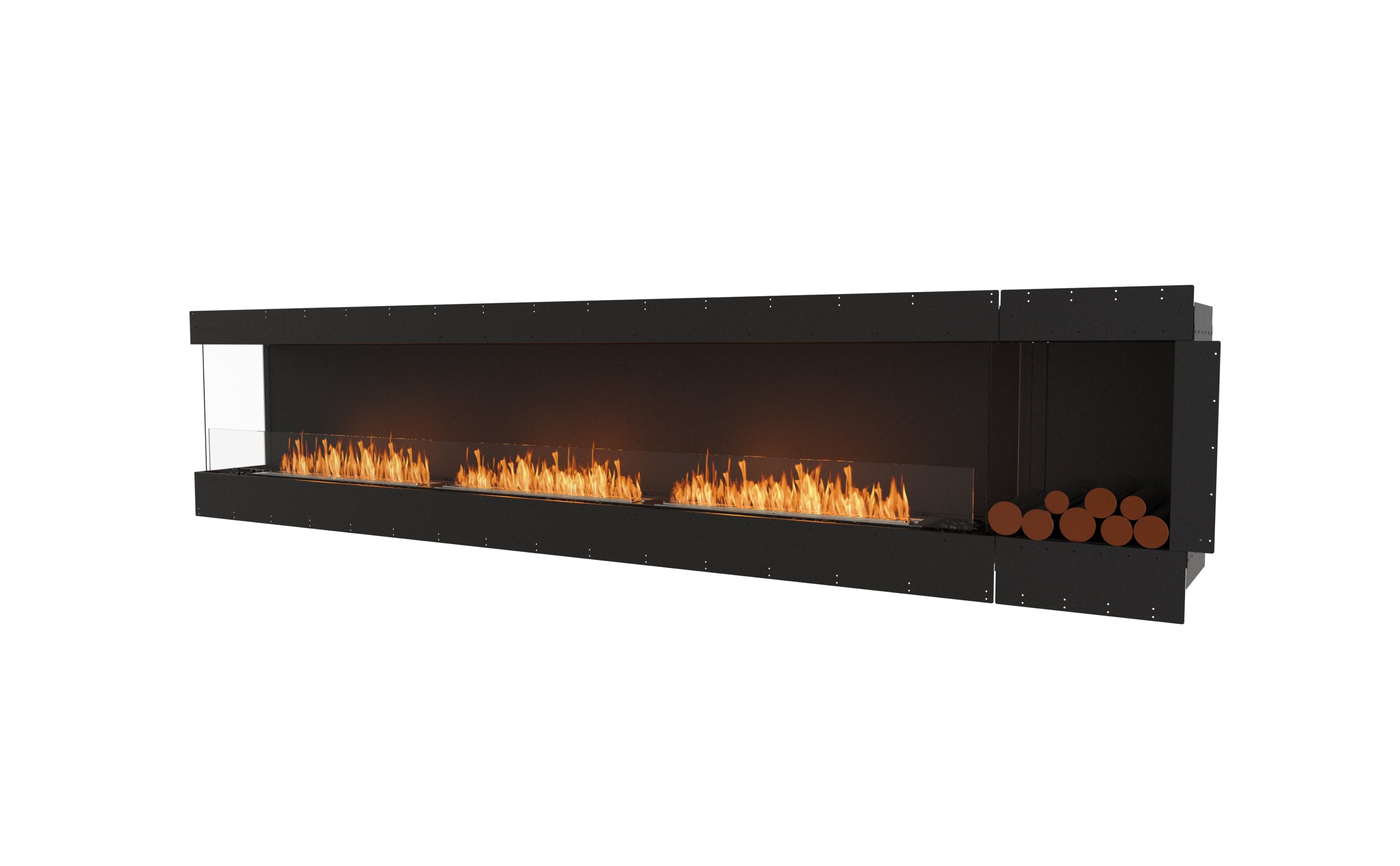 EcoSmart Fire Flex 140LC.BXR Left Corner Fireplace Insert