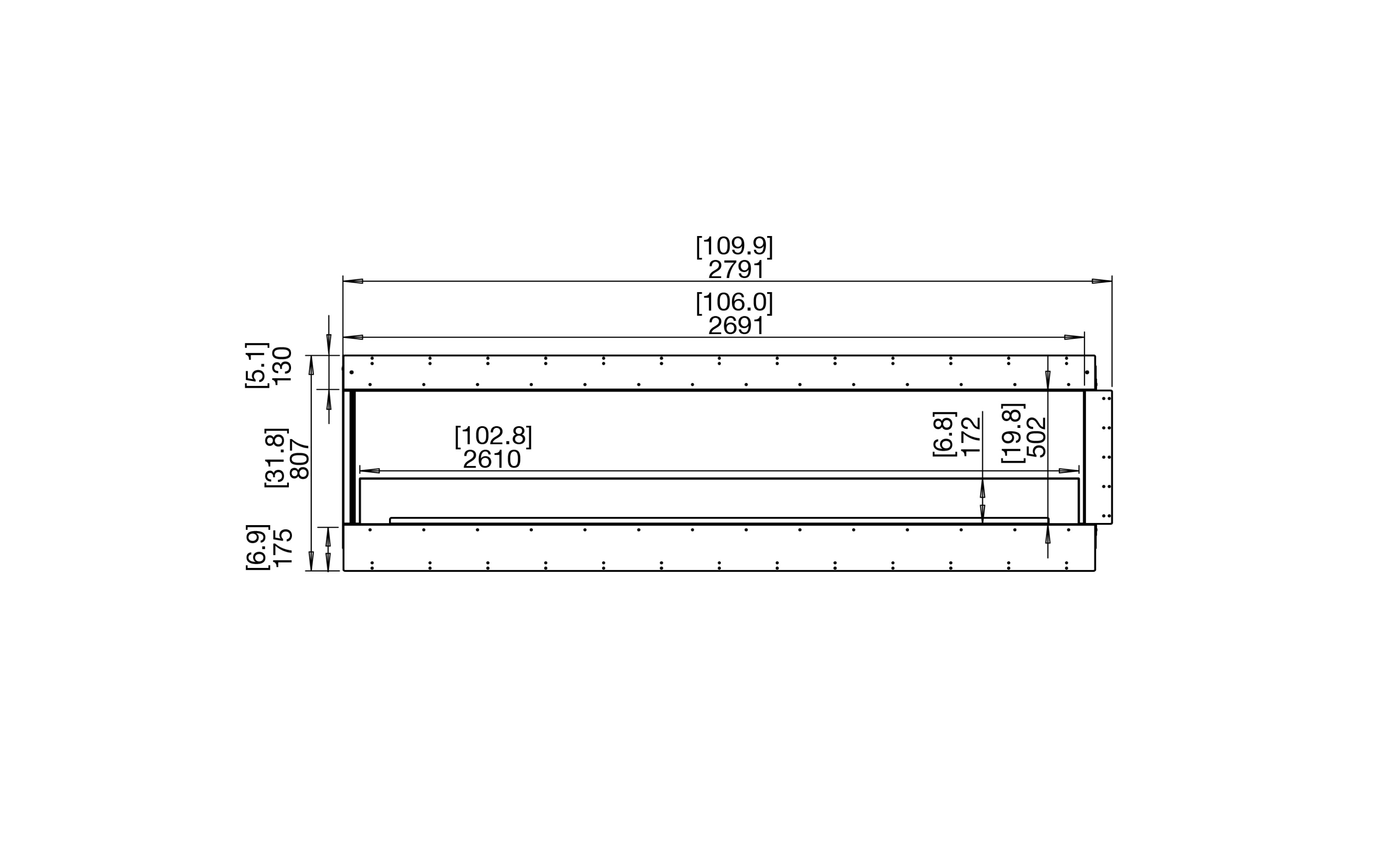 EcoSmart Fire Flex 104LC Left Corner Fireplace Insert