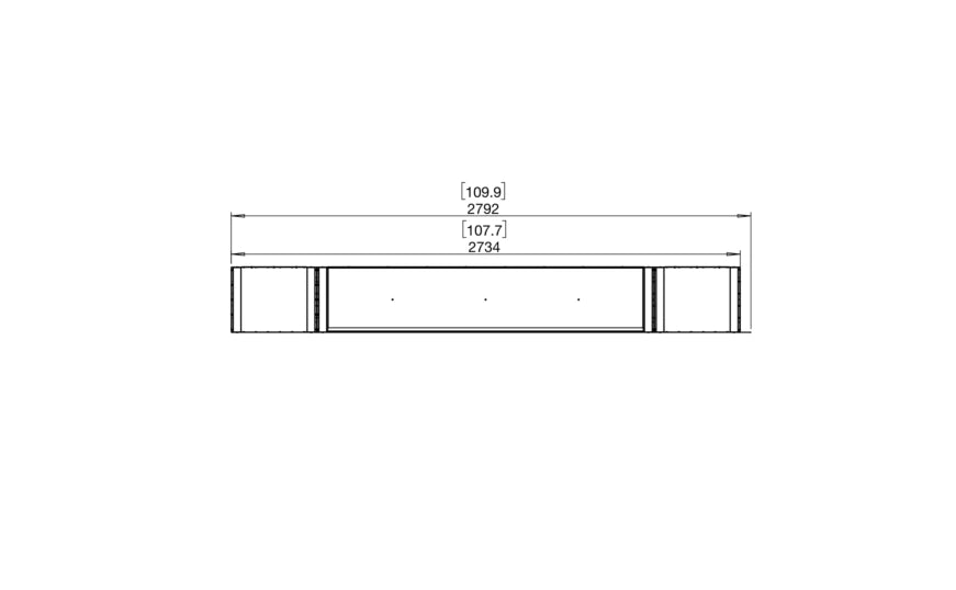 Flex 104PN.BX2 Peninsula Fireplace Insert