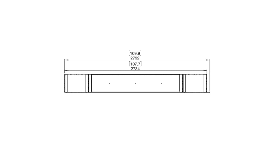 EcoSmart Fire Flex 104PN.BX2 Peninsula Fireplace Insert