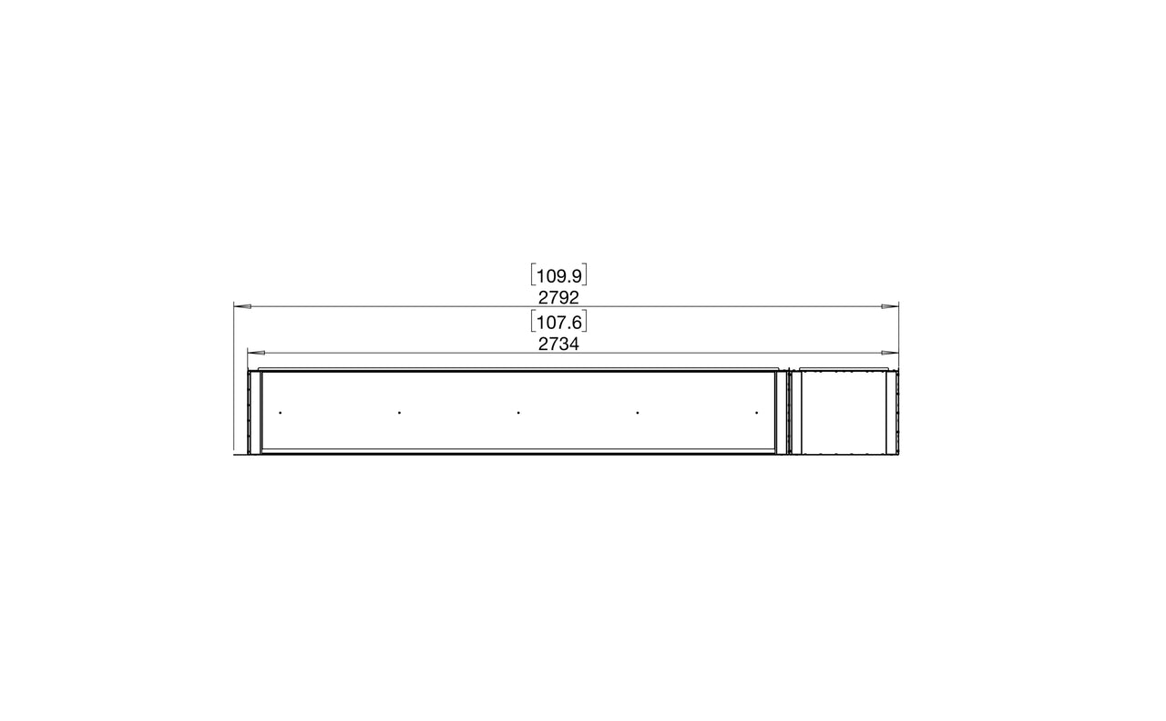 Flex 104RC.BXR Right Corner Fireplace Insert