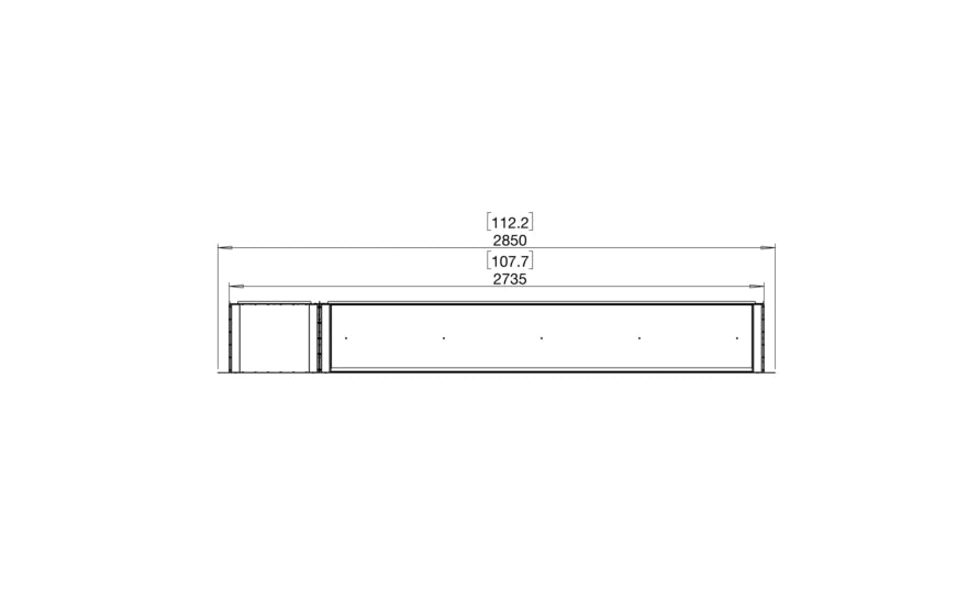 Flex 104SS.BXL Single Sided Fireplace Insert