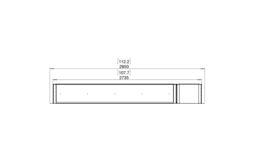 EcoSmart Fire Flex 104SS.BXR Single Sided Fireplace Insert