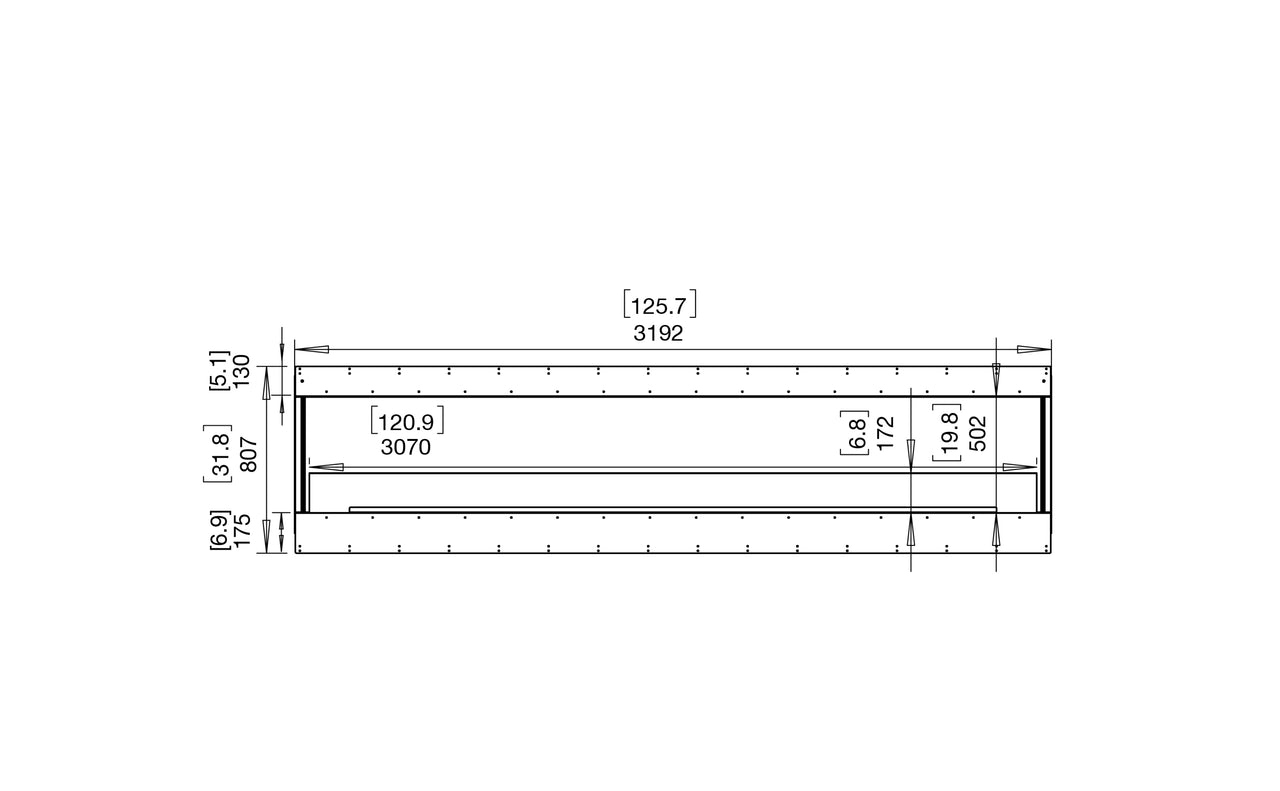 Flex 122BY Bay Fireplace Insert