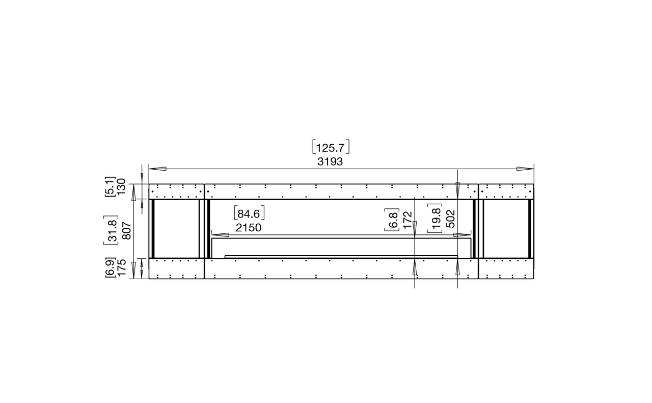 Flex 122BY.BX2 Bay Fireplace Insert