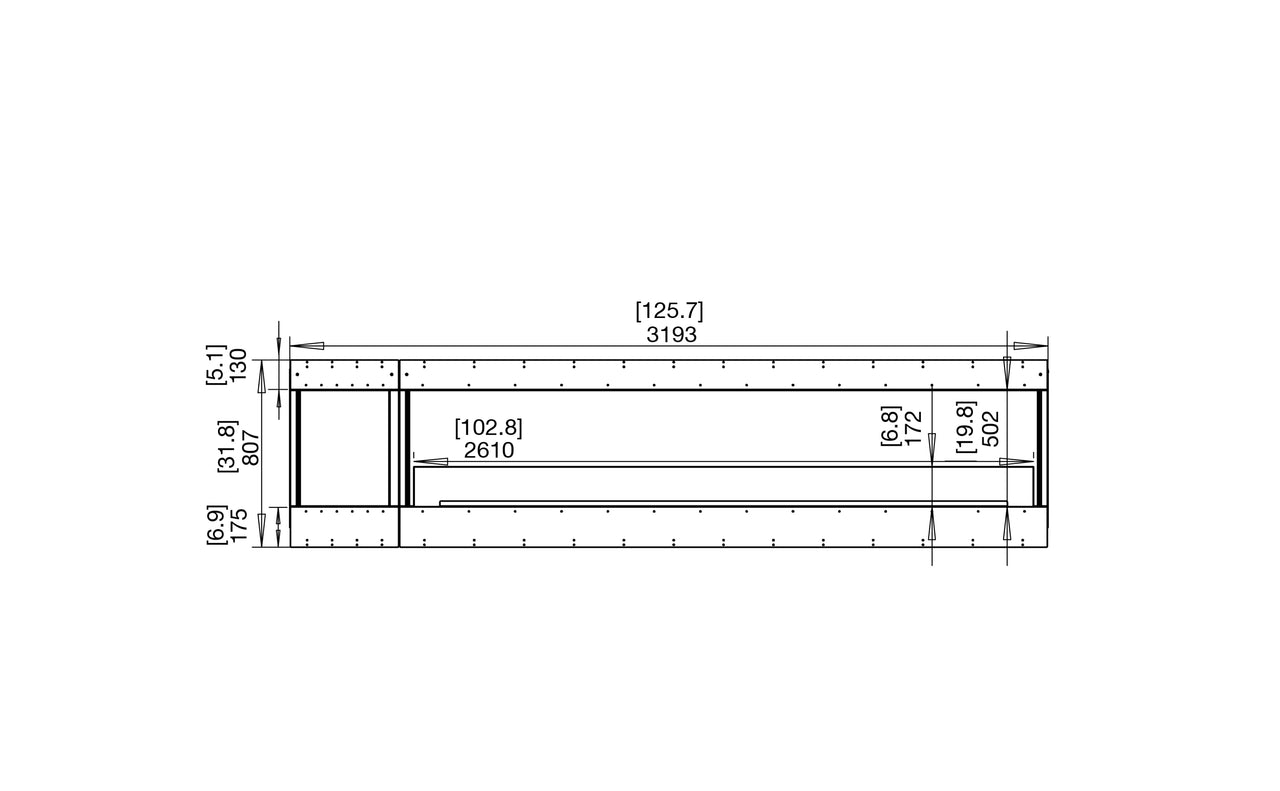 Flex 122BY.BXL Bay Fireplace Insert