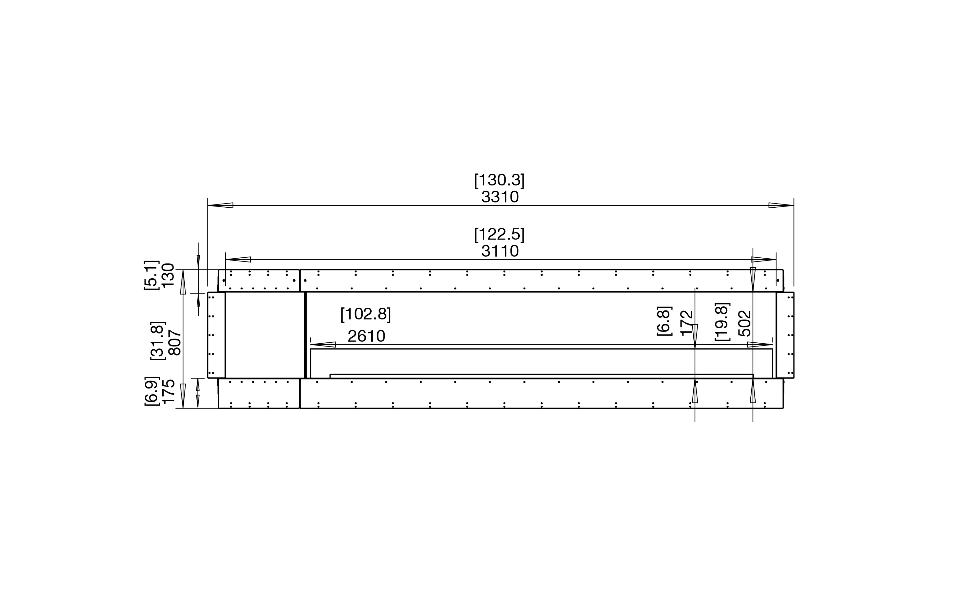 EcoSmart Fire Flex 122DB.BX1 Double Sided Fireplace Insert