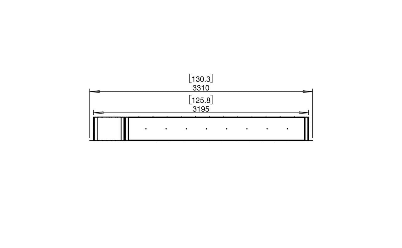 Flex 122DB.BX1 Double Sided Fireplace Insert