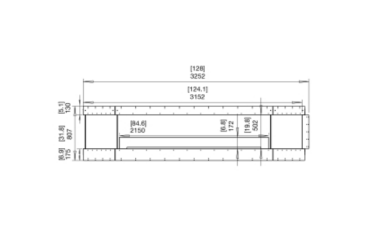 Flex 122DB.BX2 Double Sided Fireplace Insert