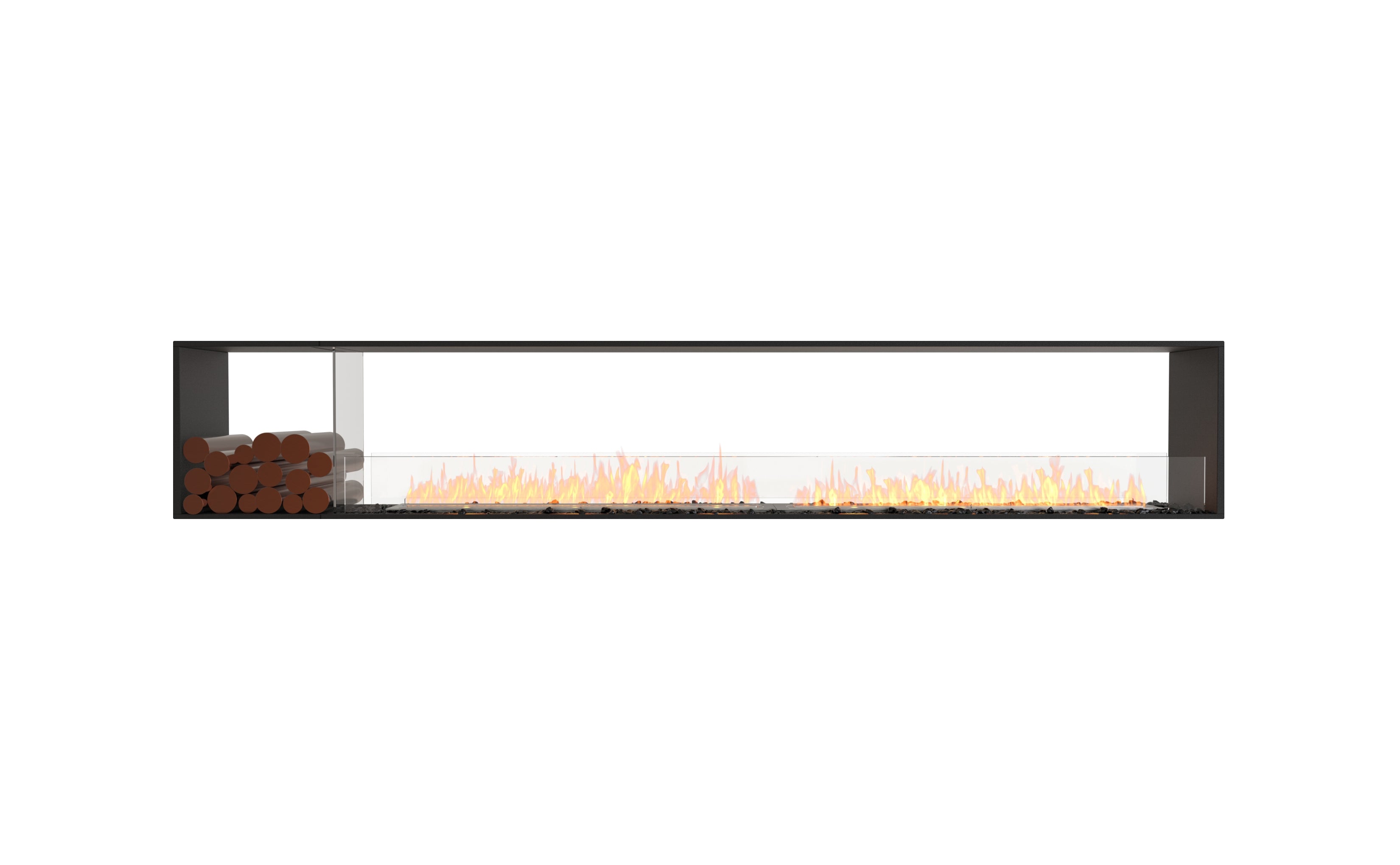EcoSmart Fire Flex 122DB.BX1 Double Sided Fireplace Insert