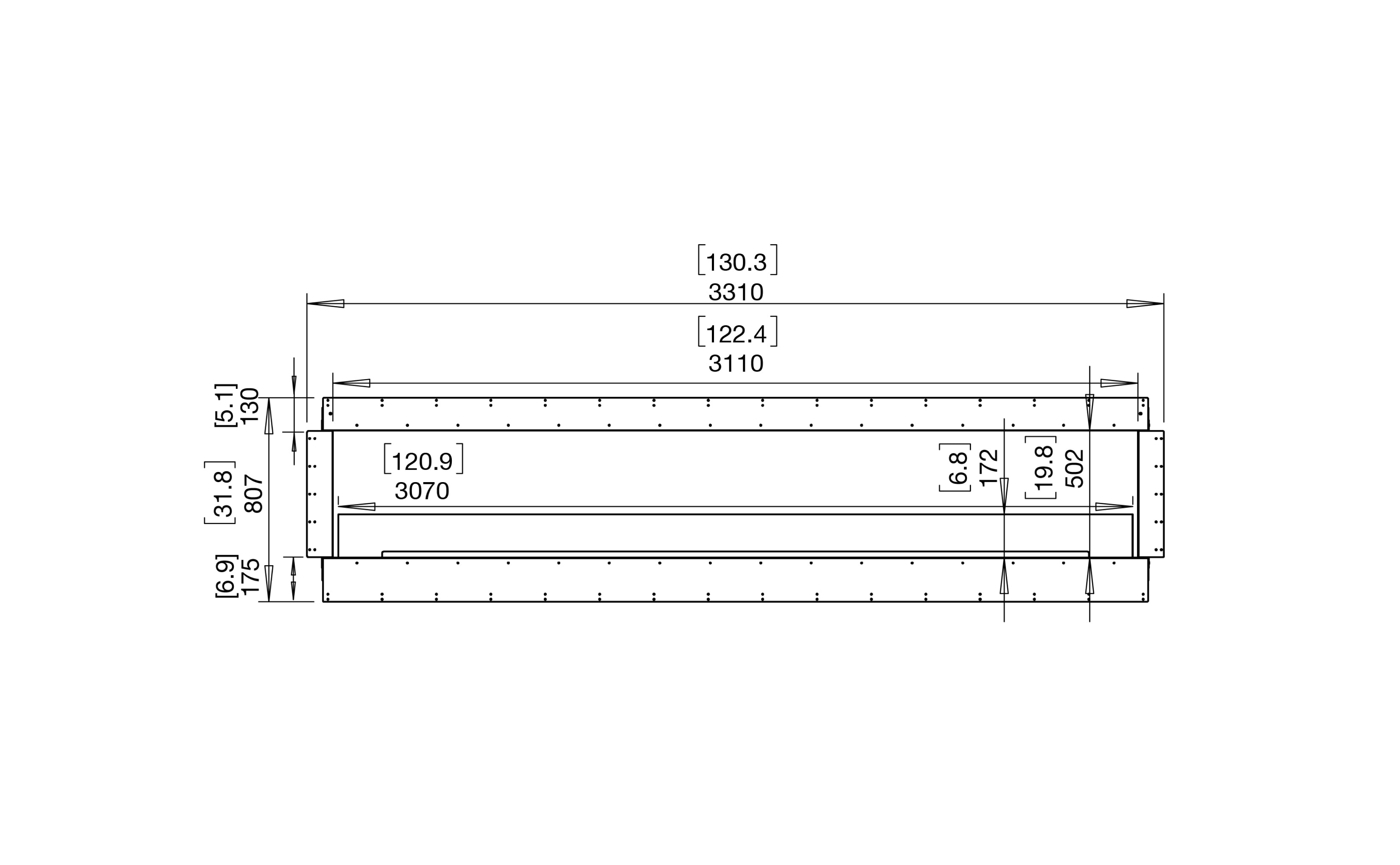 EcoSmart Fire Flex 122DB Double Sided Fireplace Insert