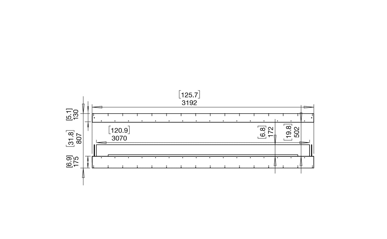 Flex 122IL Island Fireplace Insert