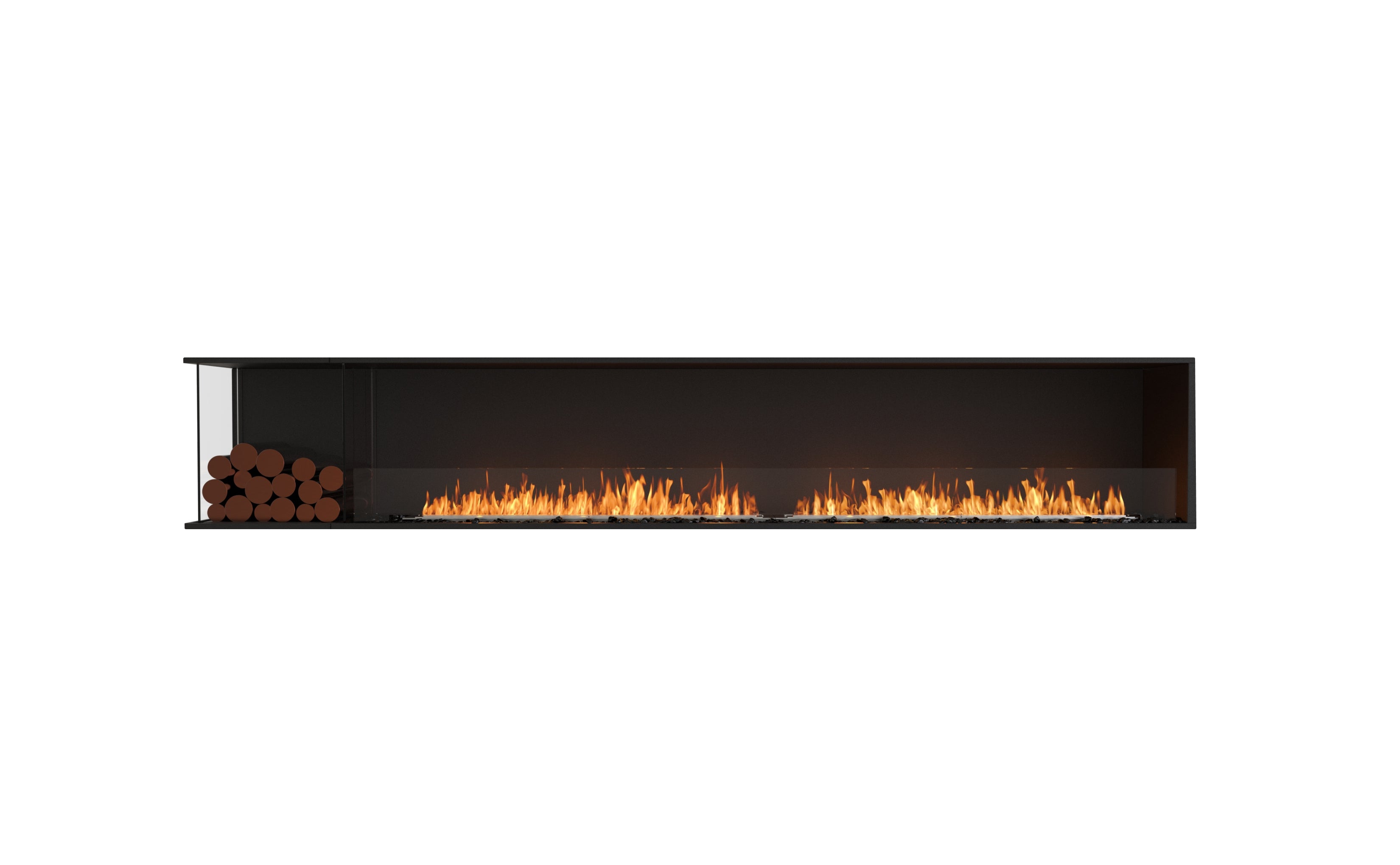 EcoSmart Fire Flex 122LC.BXL Left Corner Fireplace Insert