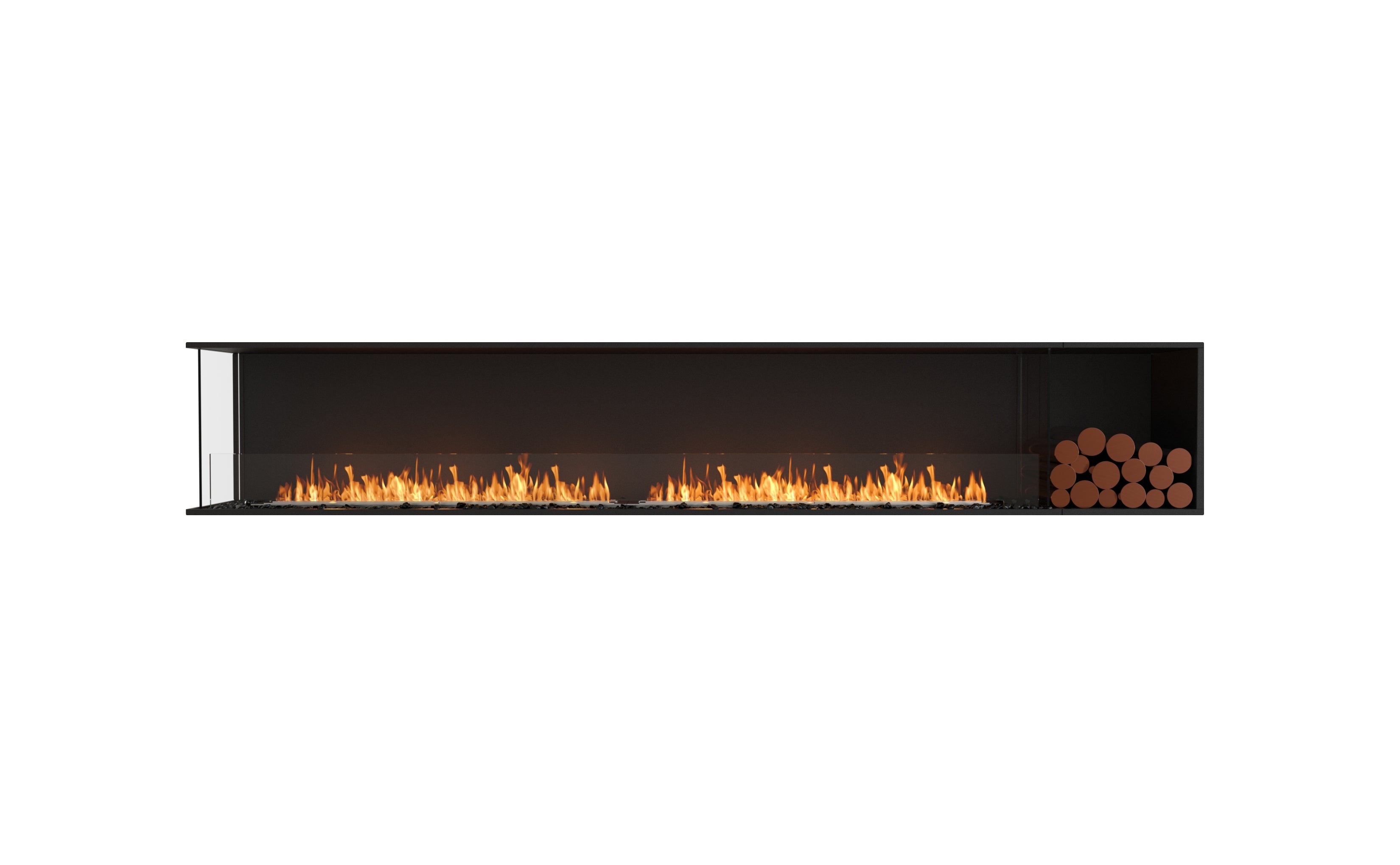 EcoSmart Fire Flex 122LC.BXR Left Corner Fireplace Insert