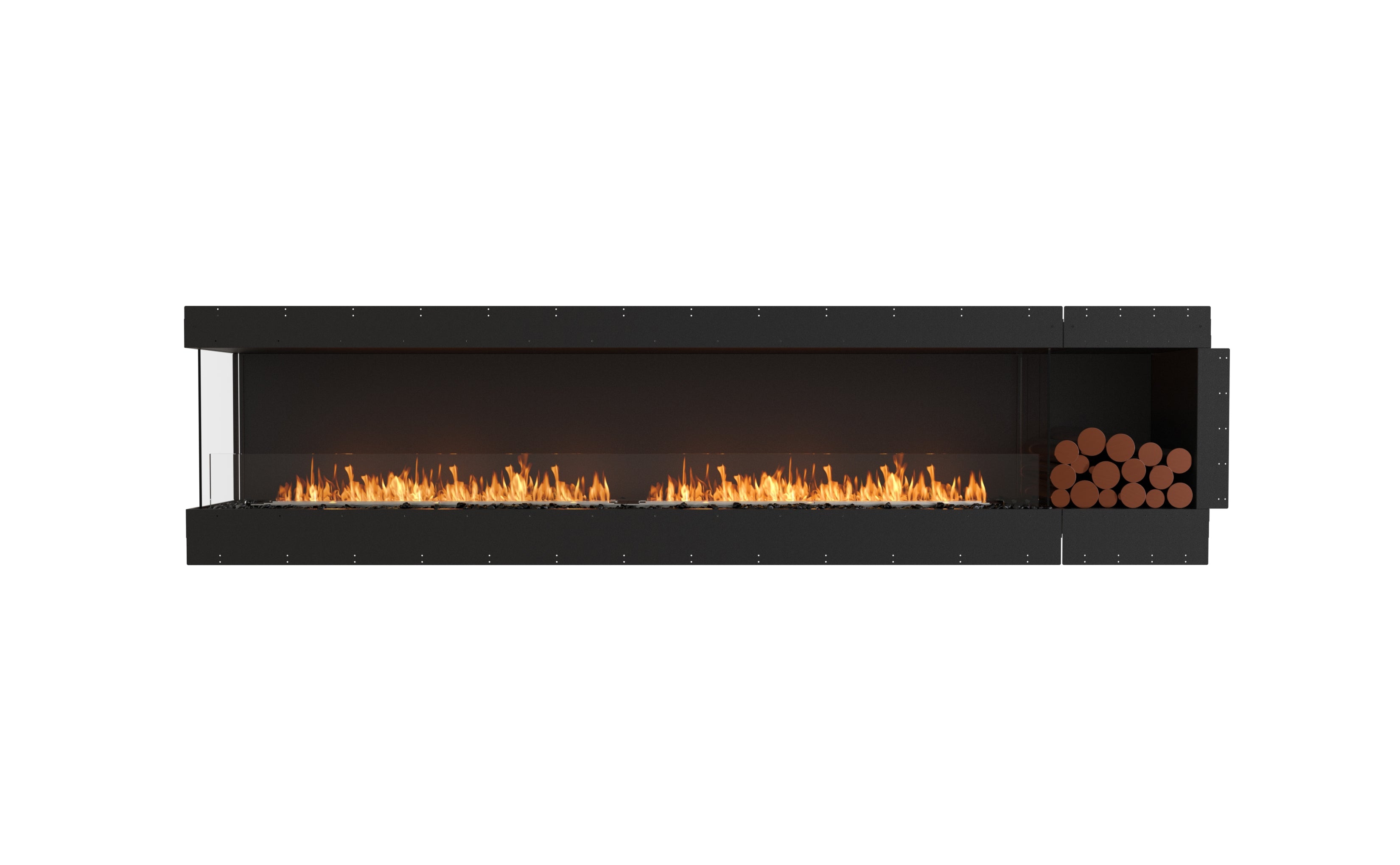 EcoSmart Fire Flex 122LC.BXR Left Corner Fireplace Insert